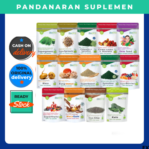 

Bubuk Minuman Biotona Superfoods All Varian Nutrisi Powder Organik & Alami Kaya Nutrisi untuk Kesehatan Optimal - Topping Makanan Minuman Bubuk Buah Biji Sayuran