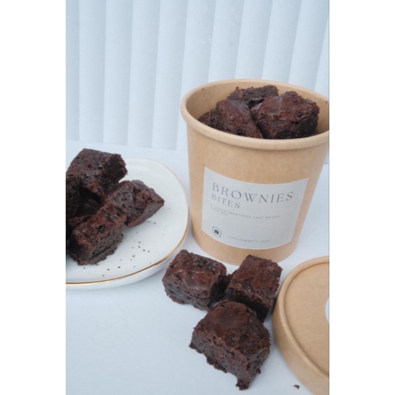 

fudgy brownies bites