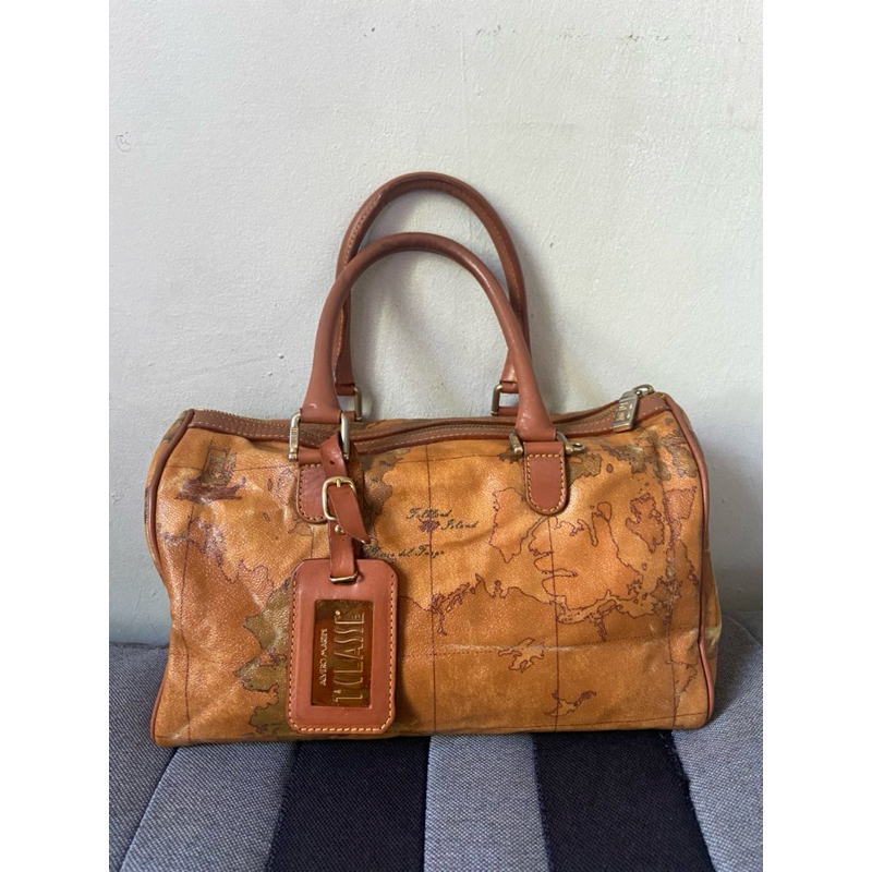 Tas Thrift Preloved Speedy Alviero Martini 1'classe Tas Peta Kulas