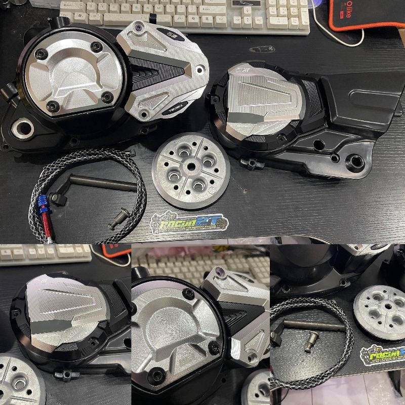 cover tutup bak pompa oli samping magnet RX king new cnc SUPER PREMIUM TERBAIK R2T