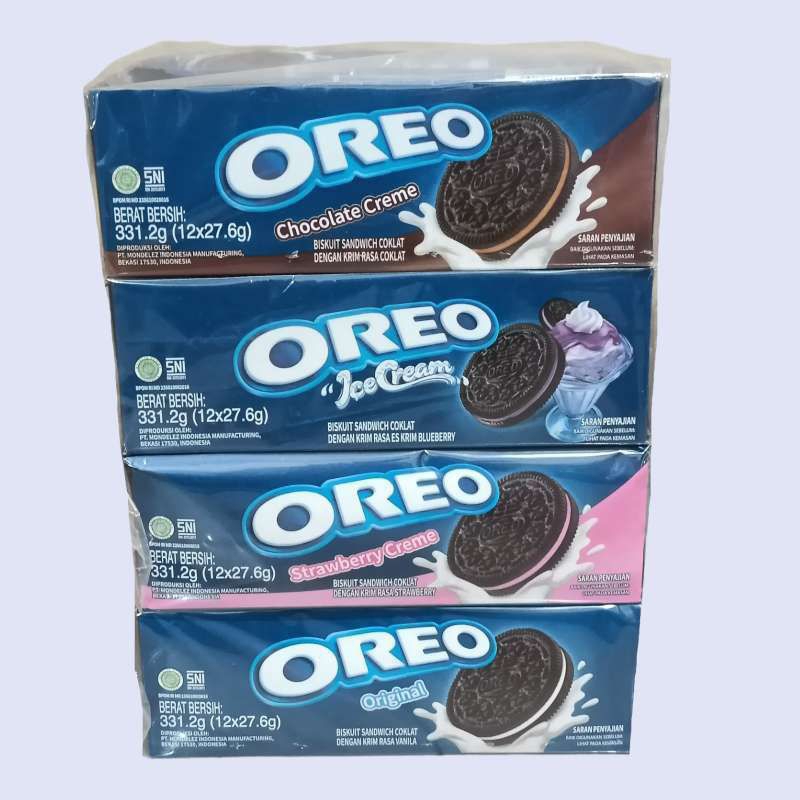 

Oreo Sandwich Box | Biskuit Sandwich dengan Krim yang lembut Isi 12pcs/box@27.6g