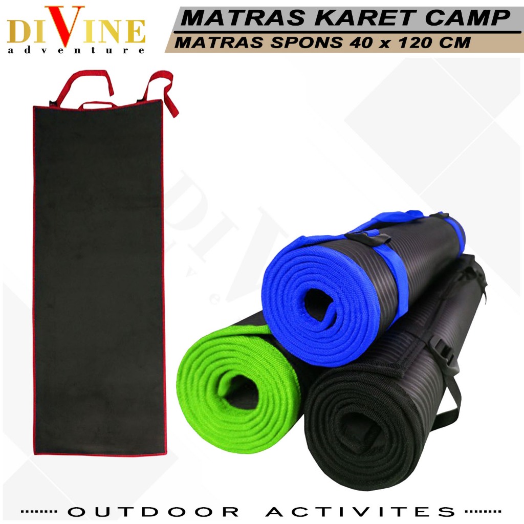 Grade Ori Matras Spon Karet 120 X 40 - Tikar Spon Anak - Mattres Camping Matras Karet Gulung