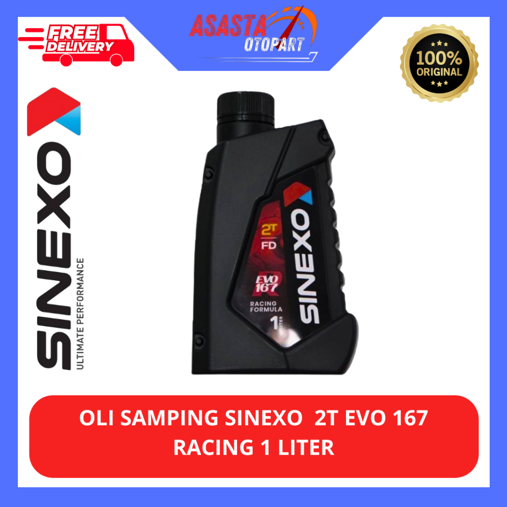 OLI SAMPING SINEXO 2 TAK | SINEXO 2T EVO 167 RACING 1 LITER