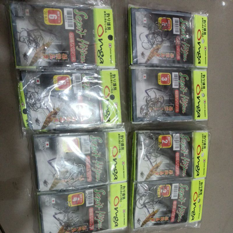 kail udang jepang omga sepit hijau