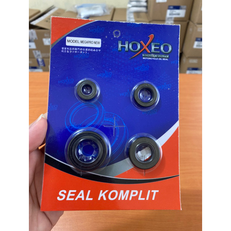 Hoxeo Seal Komplit MegaPro New / Oil Seal Kit CRF 150 / Asli Hoxeo