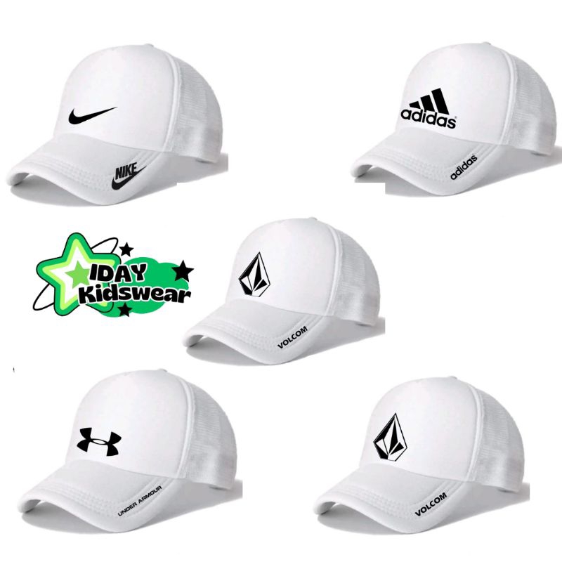 Topi Jaring TRUCKER ADIDAS NIKE VOLCOM UNDER TOPI DISTRO