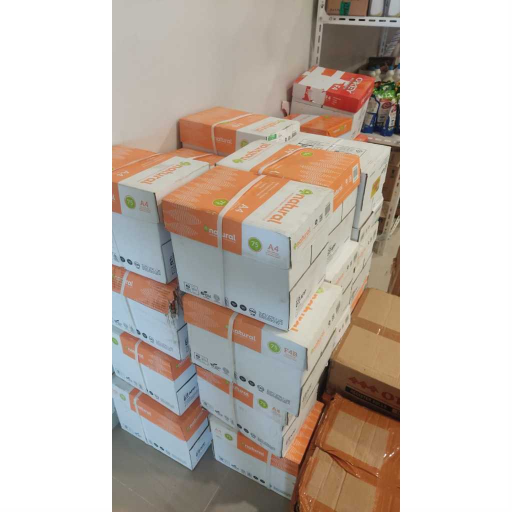 

Kertas A4 75 gr (1 box : 5 rim )