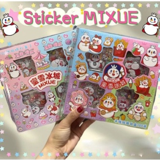 

PRODUK AWAL TAHUN AZAHRA stiker karakter bts pony black pack Mixue Isi 1 Pcs Per Box Sticker Mixue Lucu Snow King Indo Sticker Mixue Jakarta