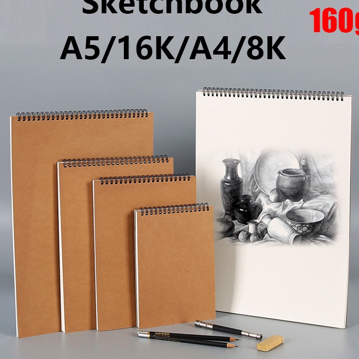 

PAKET MEWAH Buku sketsBuku Gambar A4A5A6 Vertikal Jilid Spiral 3 LEMBAR Dapat Dibalik 36 Derajat