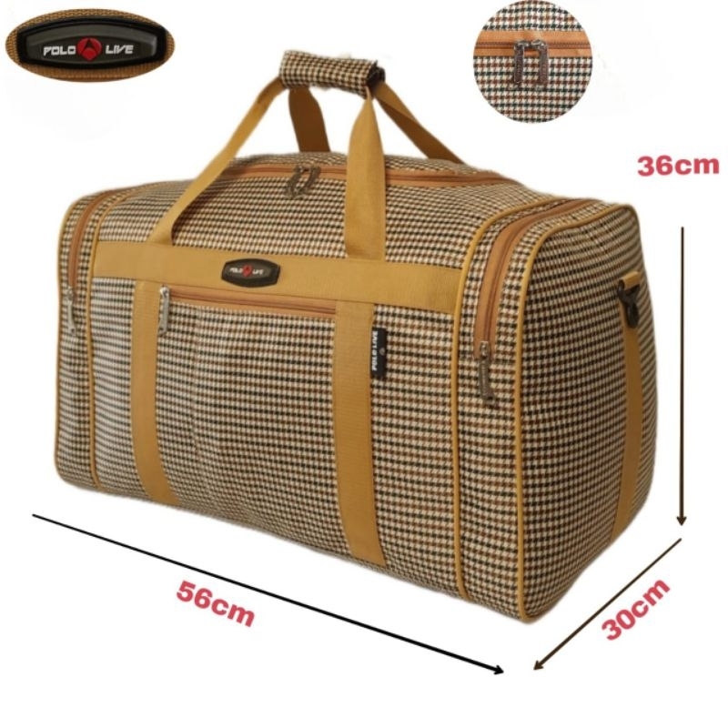 Tas pakaian jumbo tas polo live travel bag travel tas multifungsi