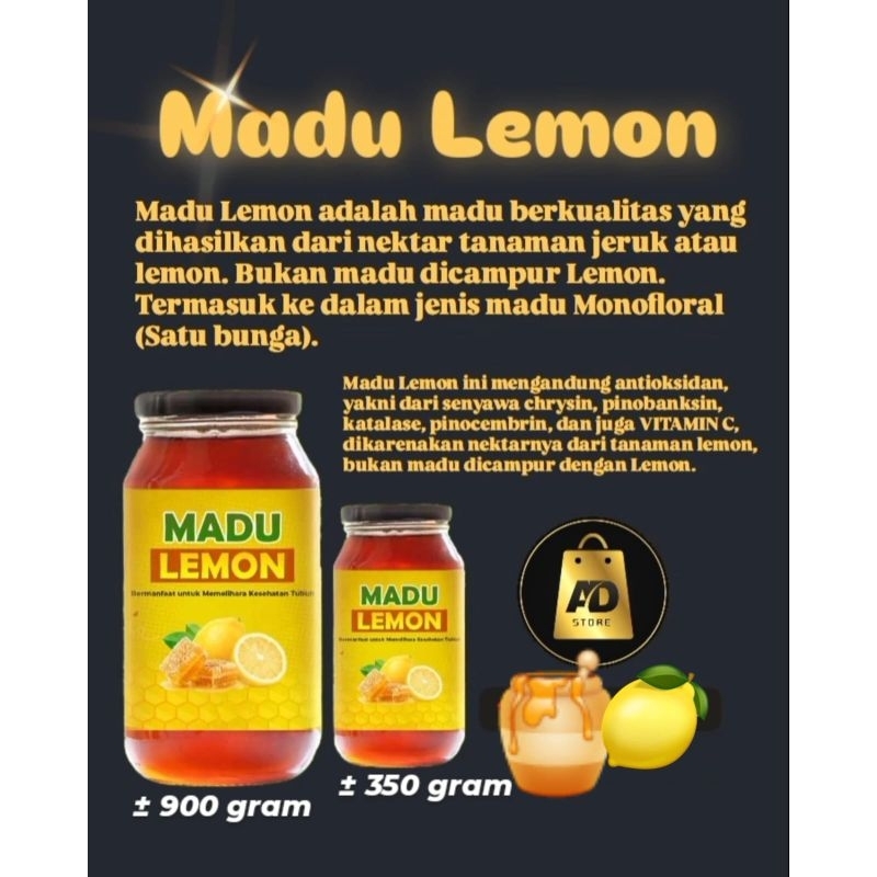 

Madu Lemon 350 gram