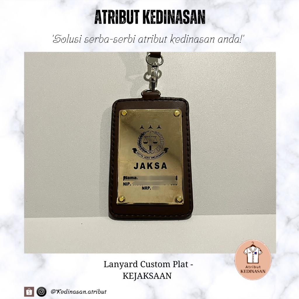 

Lanyard Custom Plat Kejaksaan