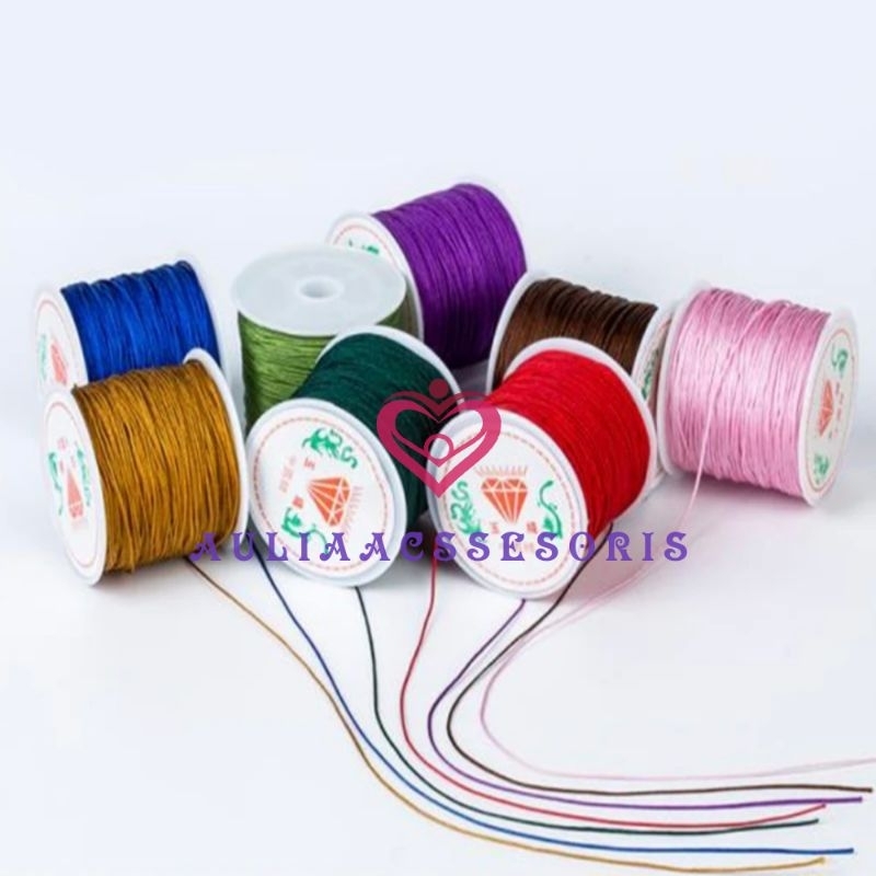 Tali Giok 0,8mm Tali Shambala Super Kuat China Nylon Bahan Kerajinan Gelang Bahan Craft
