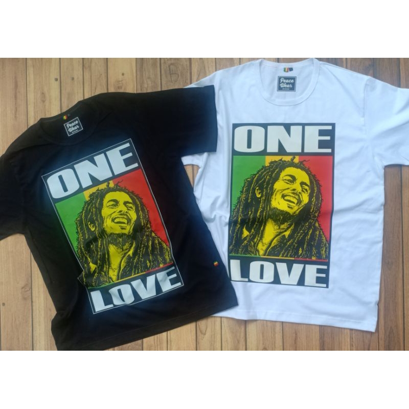 kaos bob marley baju reggae tshirt rasta size jumbo s 5xl