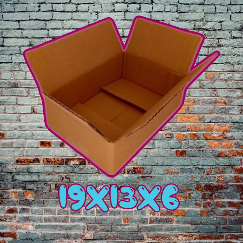 

kardus packing UK 19x13x6 kardus kecil kardus besar