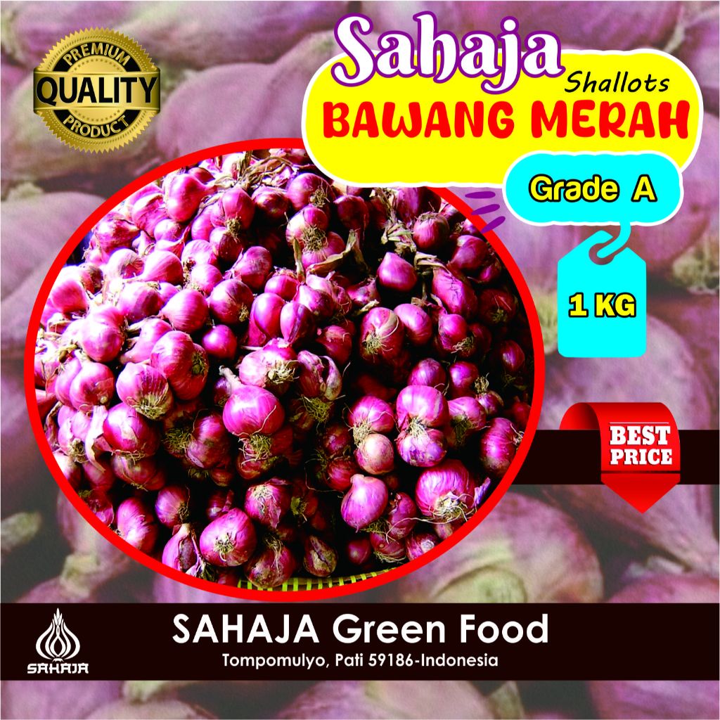 

Bawang Merah (1 kg) Sahaja Shallot sehat dan menyehatkan