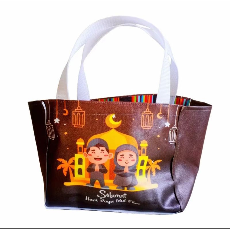 

(Isi 30pcs) Tas Idul Fitri Coklat Terlaris Bahan Oscar