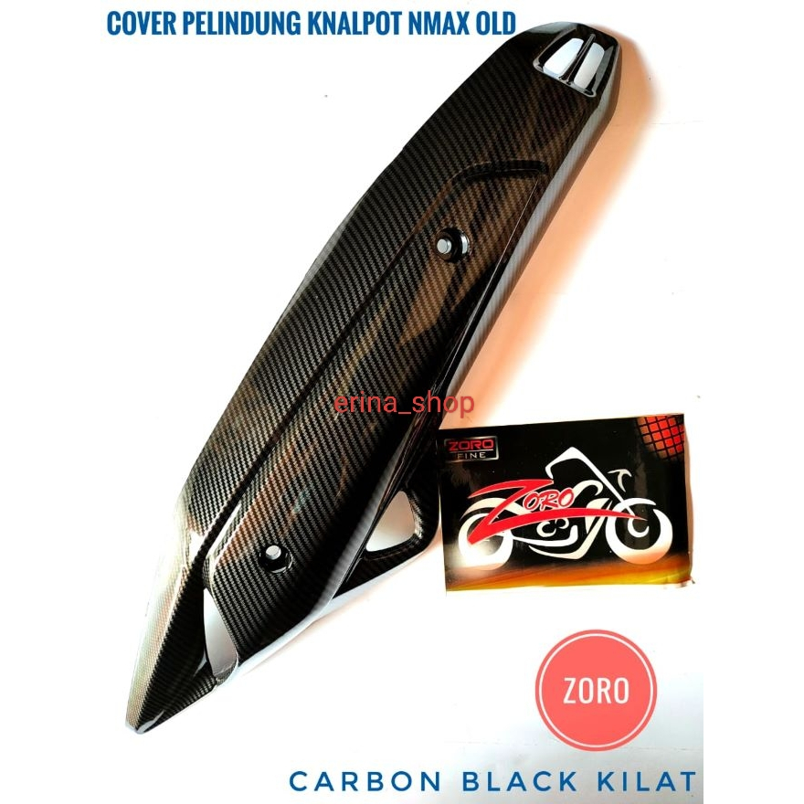 COVER KNALPOT NMAX OLD CARBON ZORO / COVER PELINDUNG KNALPOT NMAX OLD CARBON ZORO