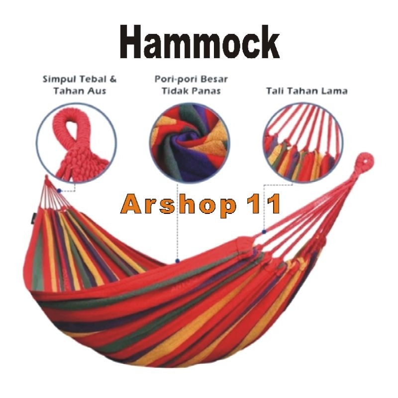 Hammock Pelangi , Tempat Tidur Gantung , Hammock Rainbow