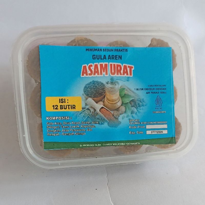 

Gula Aren Asam Urat Minuman Seduh Praktis Ramuan Rempah Tradisional Alami Asli Yogyakarta