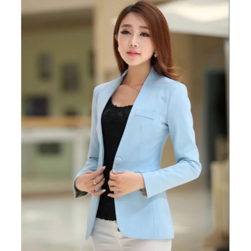 Jas Korea wanita-blazer Korea wanita terbaru-jas Korea kekinian