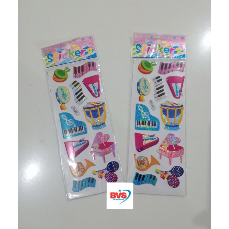 

Sticker timbul alat musik