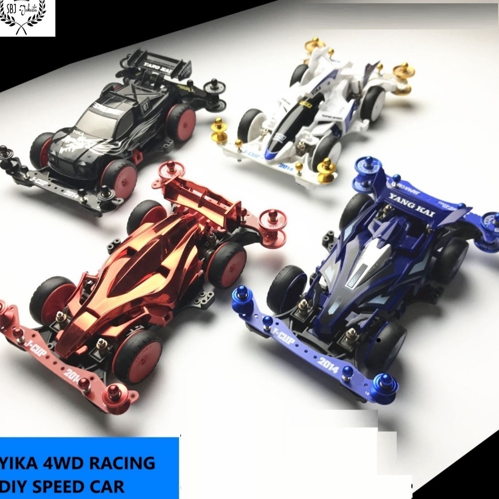 Ready Terjamin Mobil mainan YIKA ORIGINAL DIY Racing car Mainan edukatif merakit mobil 4WD LED seper