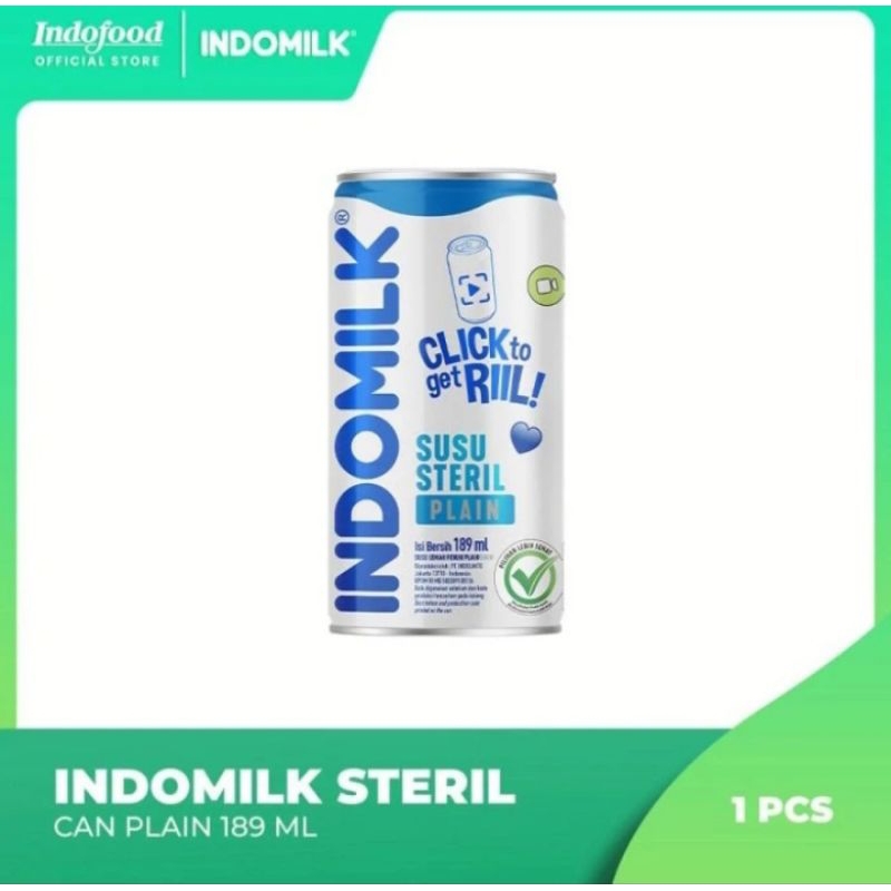 

INDOMILK SUSU STERIL ALL VARIAN 189ML