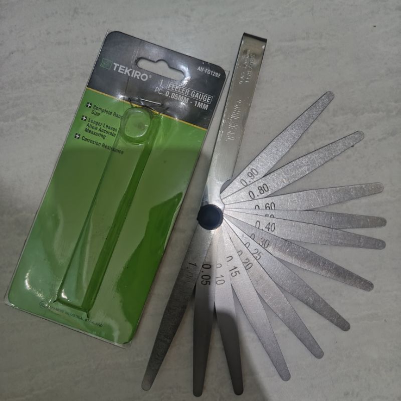Tekiro Feeler Gauge 13 Blades / Tekiro Feeler Gauge 0.05MM-1MM