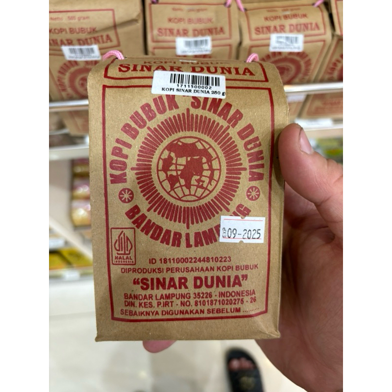 

Kopi bubuk sinar dunia 500gram