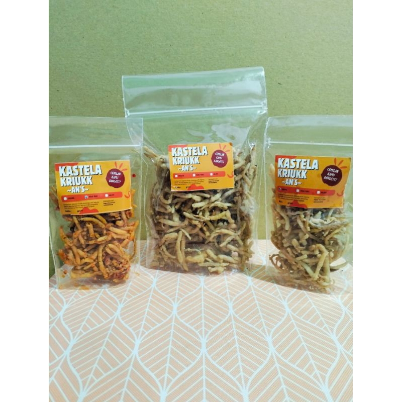 

Stik Pepaya/Kastela Kriukk kemasan pouch 200gram