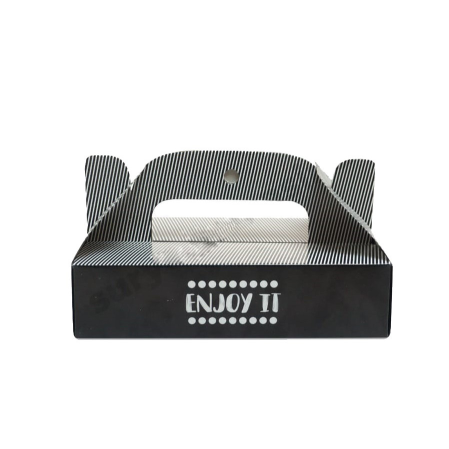 

10 Pcs Dus Jining Donat Mini Isi 6 Box Kemasan Makanan Enjoy It 20x13x5 Cm Kotak Donut Packaging