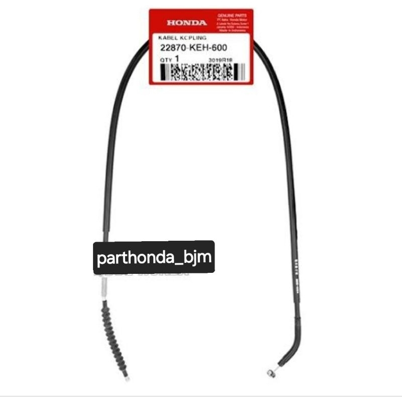 22870-KEH-600 KABEL KOPLING MEGAPRO PRIMUS KABEL KOPLING MEGAPRO SOK BELAKANG 2 TALI KOPLING MEGAPRO