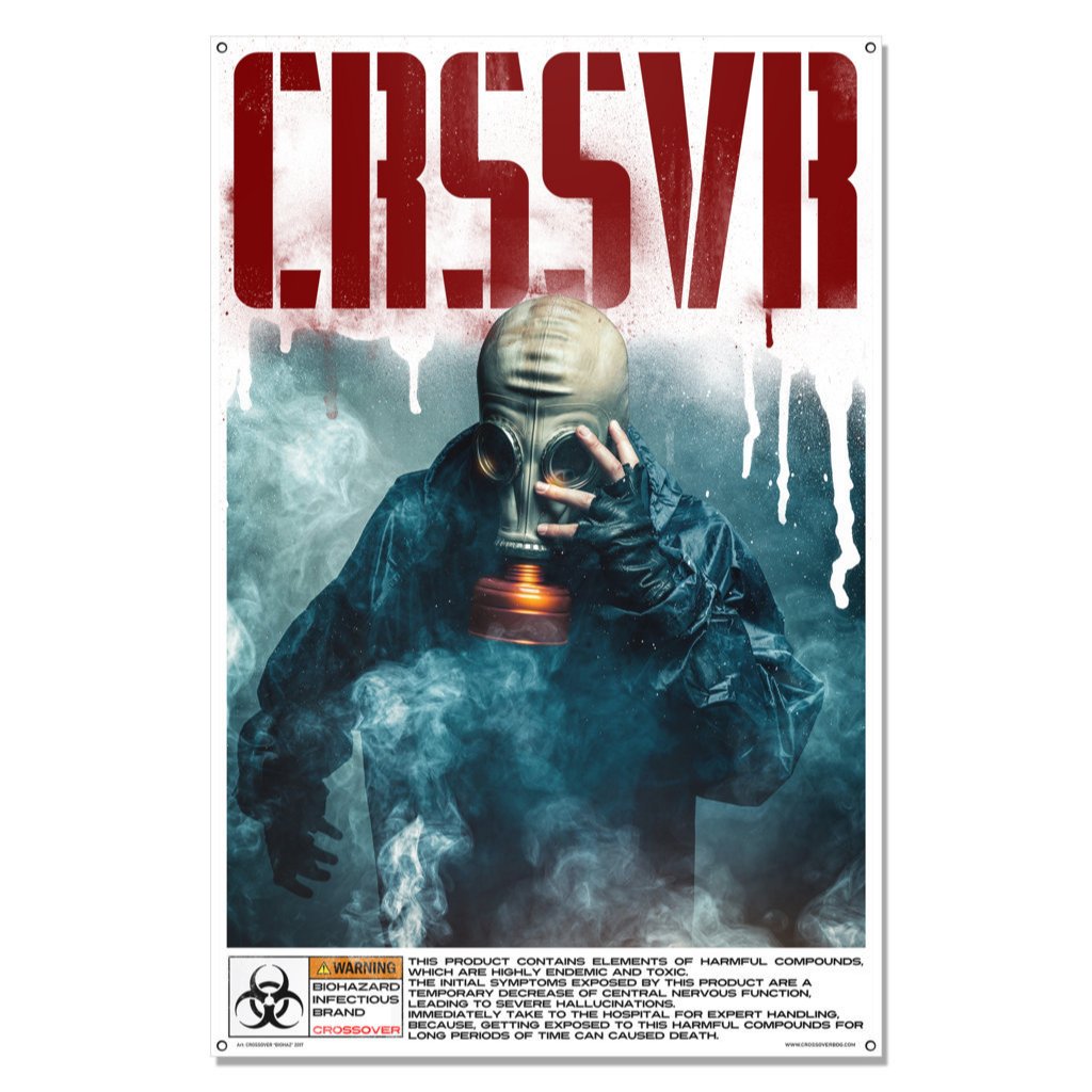FLAG BANNER CROSSOVER X BIOHAZ