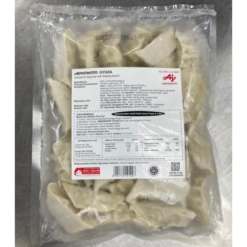 

Ajinomoto Gyoza / Premium Dumpling / Pangsit