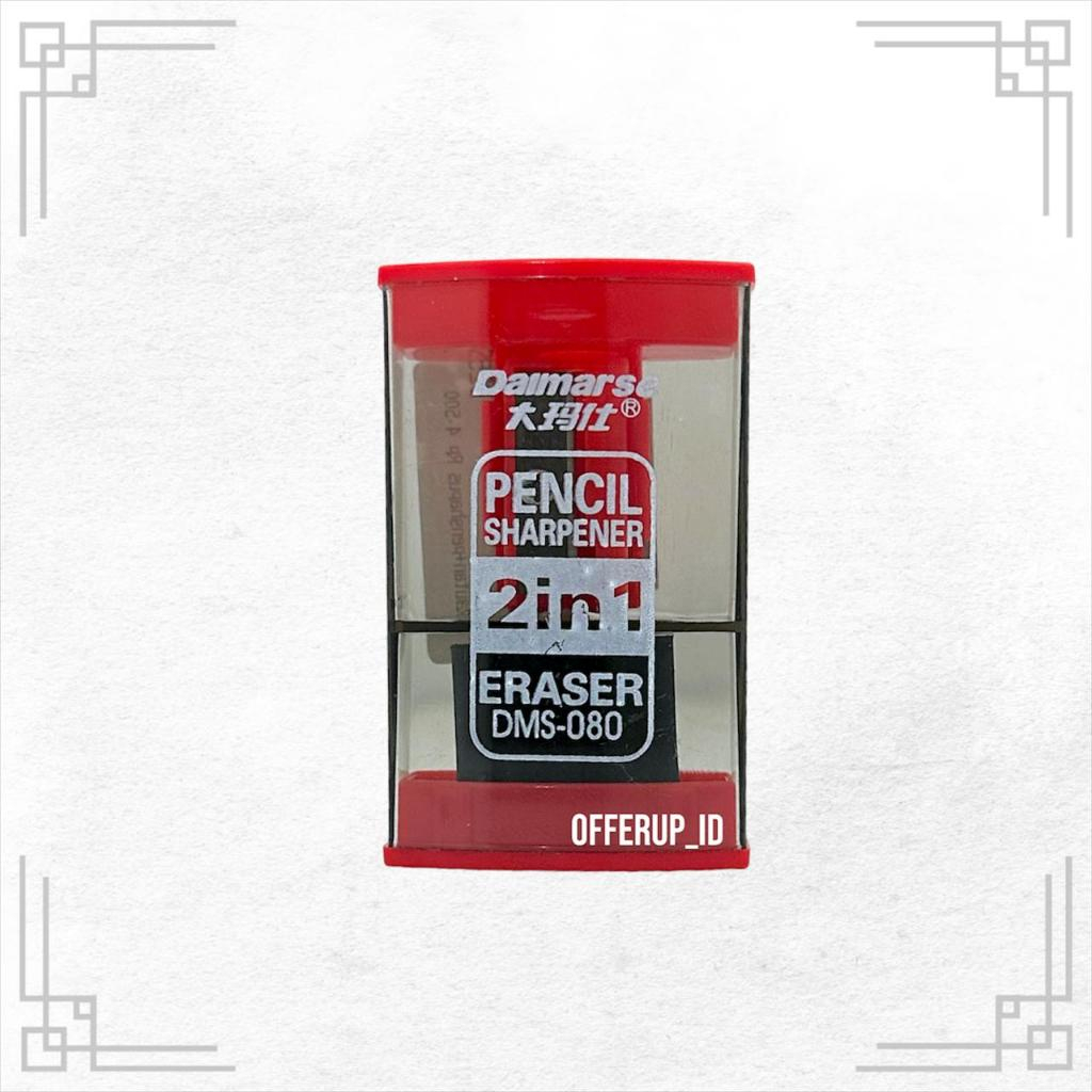 

SERUTAN PENSIL SEPAKET DENGAN PENGHAPUS PENSIL DAIMASER 2IN1 DMS-080