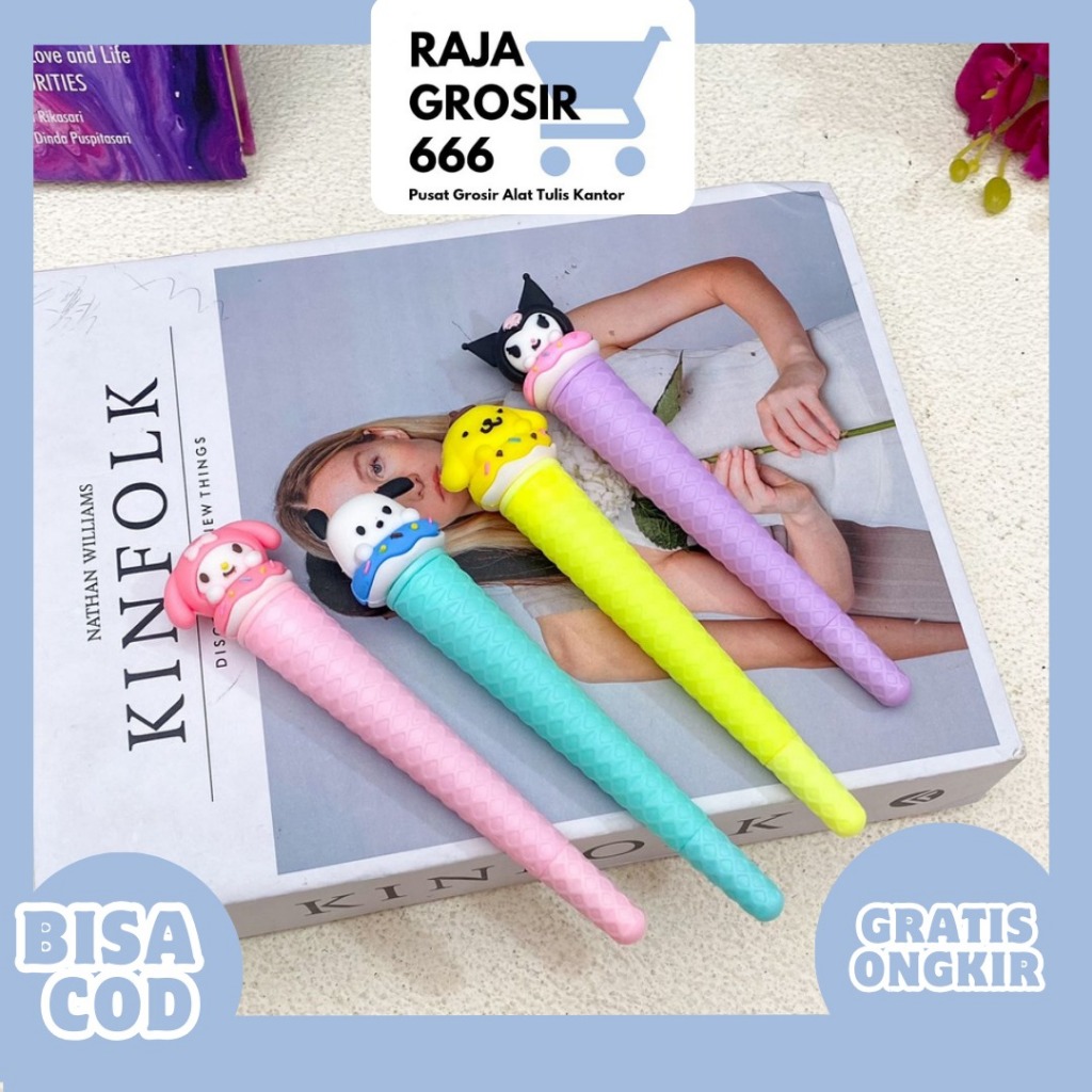 

PEN GEL ICE CREAM CONE SANRIO V2 PGK-1523 PULPEN LUCU GEMAS KADO UNIK KOREA AESTHETIC COD TERMURAH ALAT TULIS KANTOR