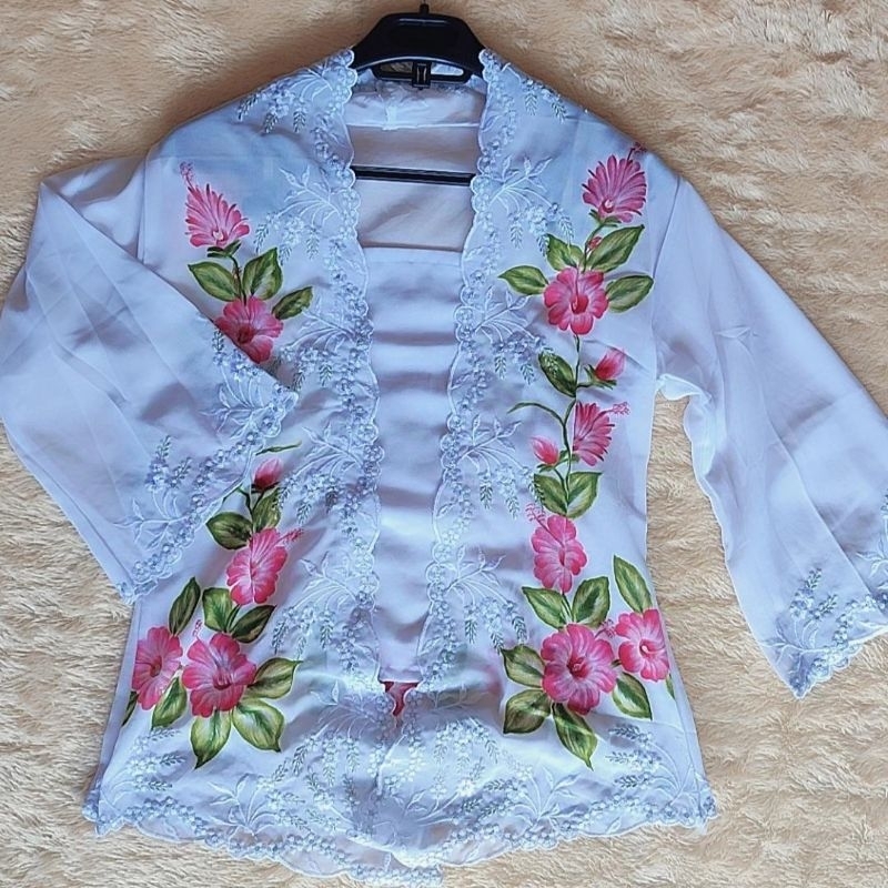 Kebaya lukis bordir//kebaya jadi bordir modern