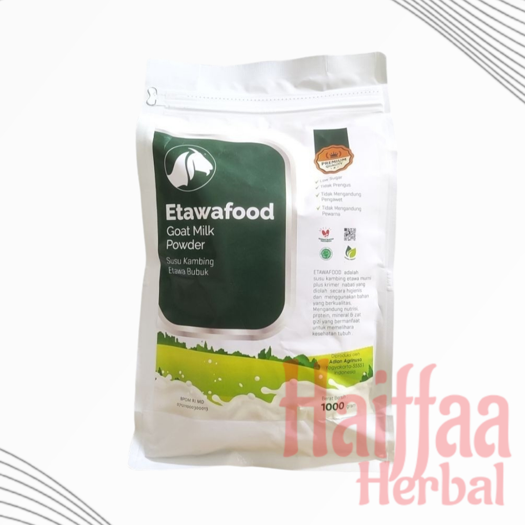 

Susu Kambing Etawa Food Bubuk 1000gr / 1kg Premium Asli Original