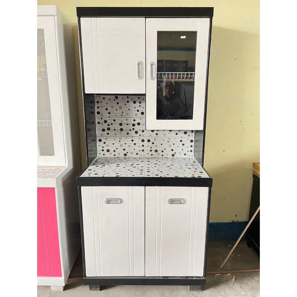 LEMARI SAYUR 2 PINTU 15mm / LEMARI PIRING MURAH / LEMARI PIRING MULTIPLEK / LEMARI PIRING 2 PINTU - 