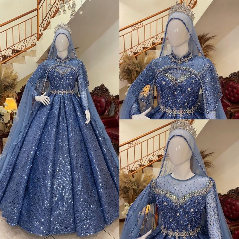 Gaun pengantin | Gaun pengantin premium | Gaun pengantin mewah