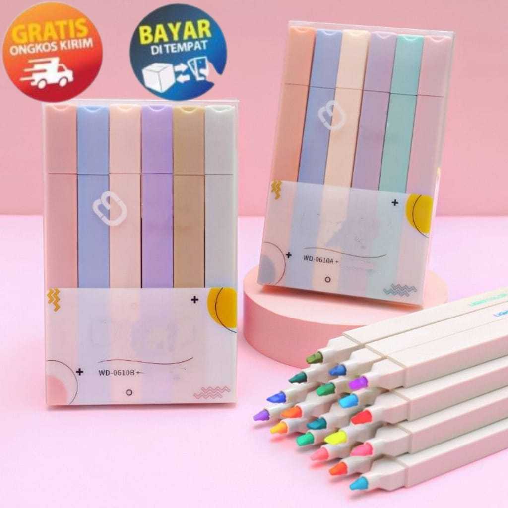 

GOKIDO - KP208 STABILO PASTEL STABILLO WARNA STABILO 1 SET ISI 6 STABILO HIGHLIGHTER MULTICOLOR STATIONARY SEKOLAH SISWA STABILO LUCU