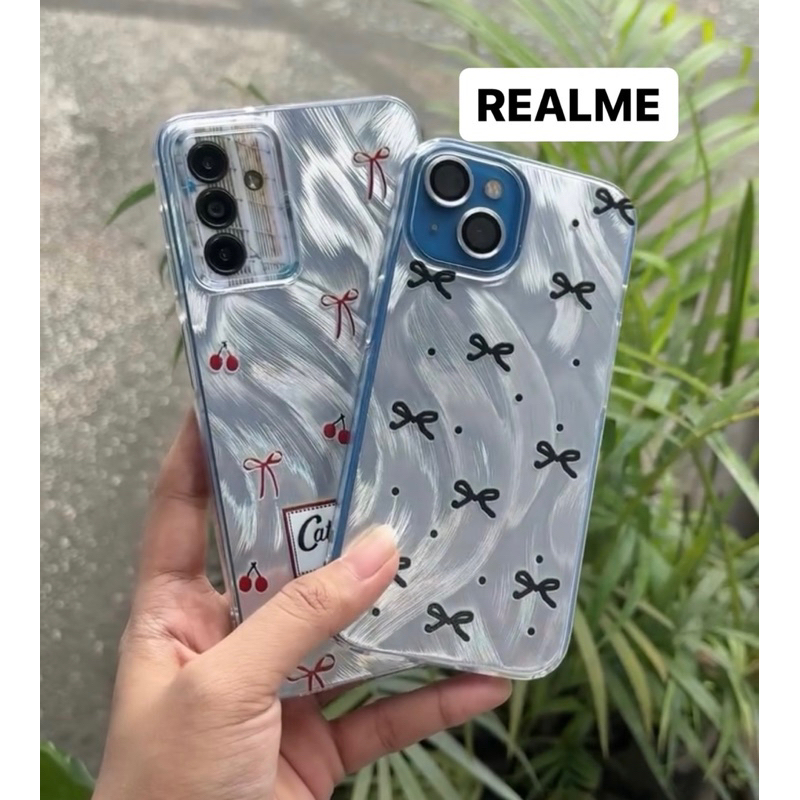 CASE REALME 9i C2 C15 C53 C55 CASE LUXURY PITA SILVER CASE MEWAH ANDROID