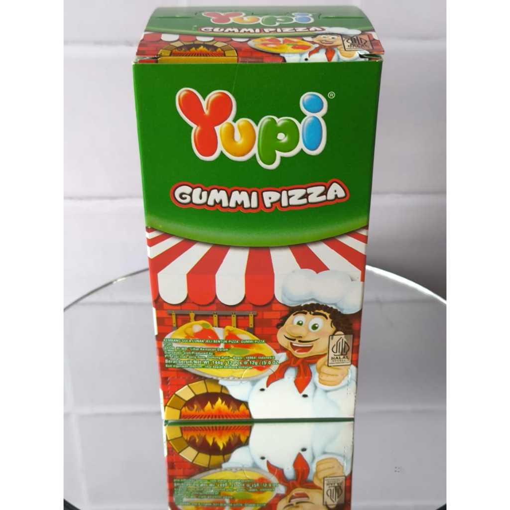 

Yupi Gummi Pizza - Kembang Gula Lunak Jeli Bentuk Pizza 1 Pack