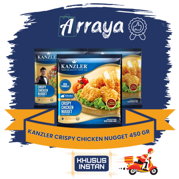 

KANZLER CRISPY CHICKEN NUGGET 450 GR - BUBBLE CRUMB