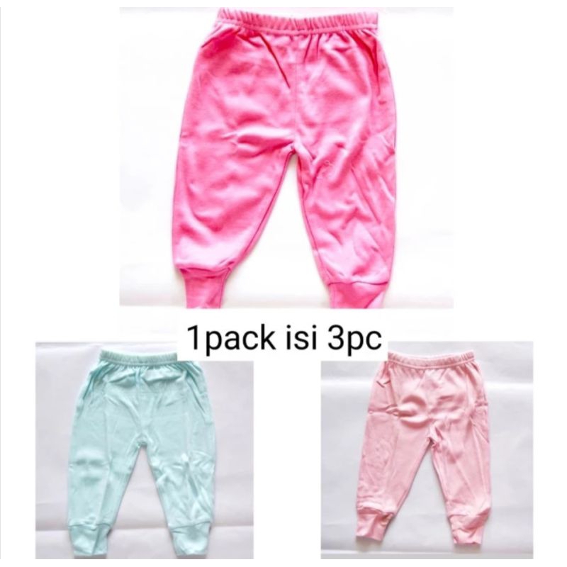 Luvable Friends Baby Pants 3pcs 3-6m - celana panjang bayi anak cewe