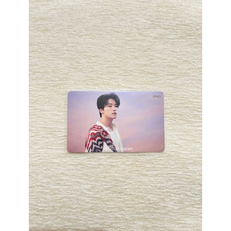 Seventeen DINO Photocard - HMV Fallin Flower Pink Ver.