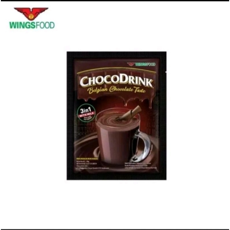 

WINGSFOOD Chocodrink Belgian Chocolate Taste Sachet 10 X 28gr