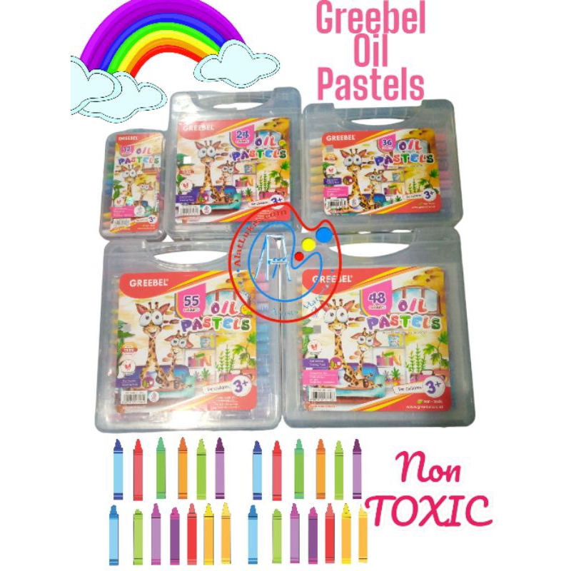 

Oil Pastel Greebel Crayon Berkualitas Untuk Mewarnai, Menggambar dan Melukis Non Toxic