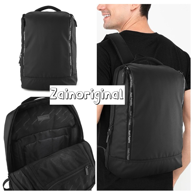 READY ORIGINAL HUSH PUPPIES FEDERICK BACKPACK TAS RANSEL TAS PUNGGUNG TAS KERJA TAS LAPTOP